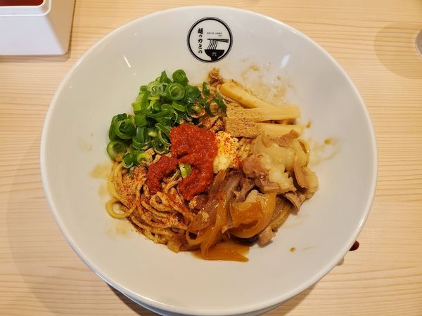 「スタミナホルモンまぜそば」@タモリ肉店の写真