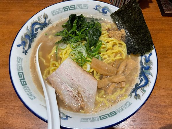 「旭川醤油（大盛）」@旭川らーめん 男旭山の写真