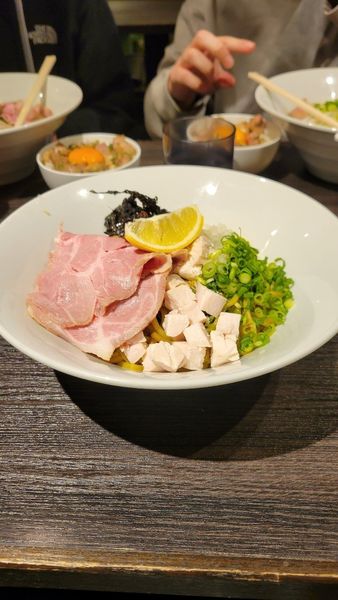 「甘海老のまぜそば」@中華そば 十目一八食堂の写真