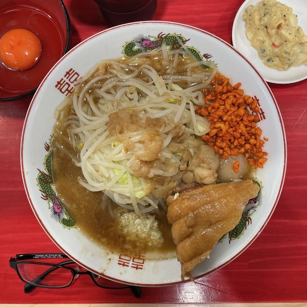 「ラーメン(ミニ)」@ラーメン鷹の目 明大前店の写真