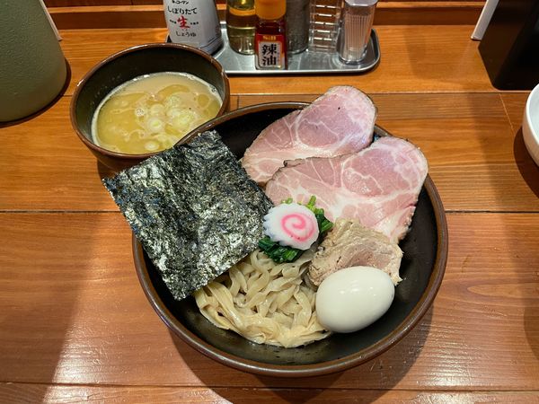 「特製つけ麺（塩&ピロ麺）」@麺屋 真心の写真