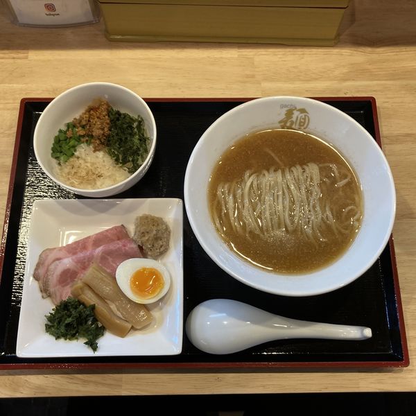 「善光寺の味噌らーめん~かけスタイル~」@二代目ガチ麺道場の写真