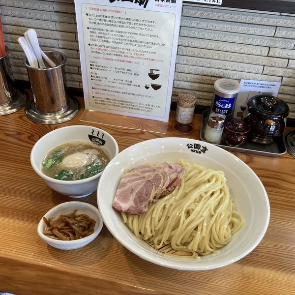 「塩つけ麺(麺柔らかめ)」@公園前の写真