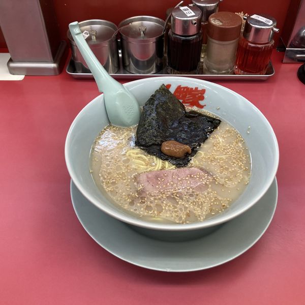 「朝ラーメン【全部普通】」@ラーメン山岡家 豊橋下地店の写真