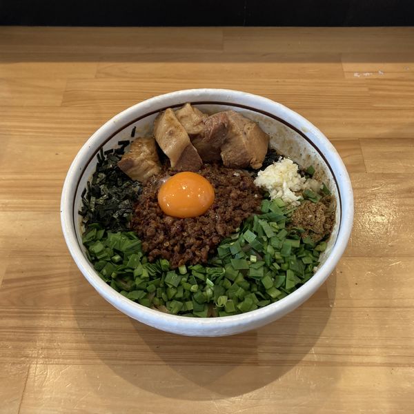 「台湾まぜそば【にんにく有】」@台湾まぜそば はなび 豊橋店の写真