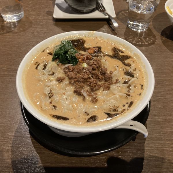 「鹿肉の汁なしタンタンメン」@麺創 なな家の写真