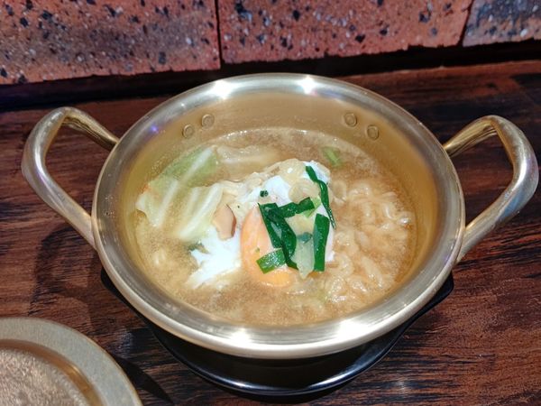 「カムジャ麺(並盛・130g)690円」@韓国バル ヨギヨカペの写真