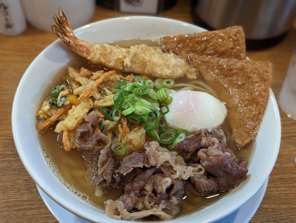 「限定　京小麦のでん兵衛」@中華そば 桐麺 総本店の写真
