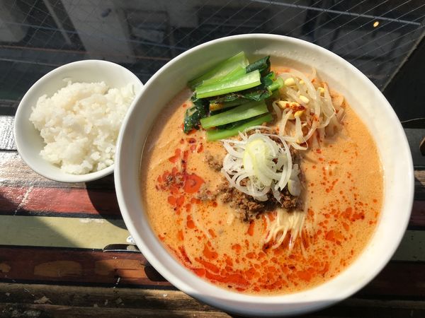 「白ゴマ担々麺　850円」@麺屋 池湖の写真