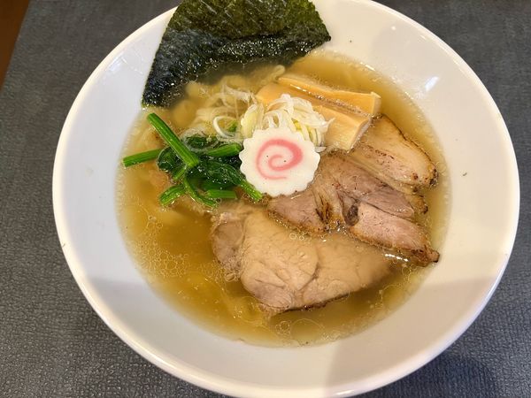 「塩ラーメン＋チャ飯」@手打ち 蓮の写真