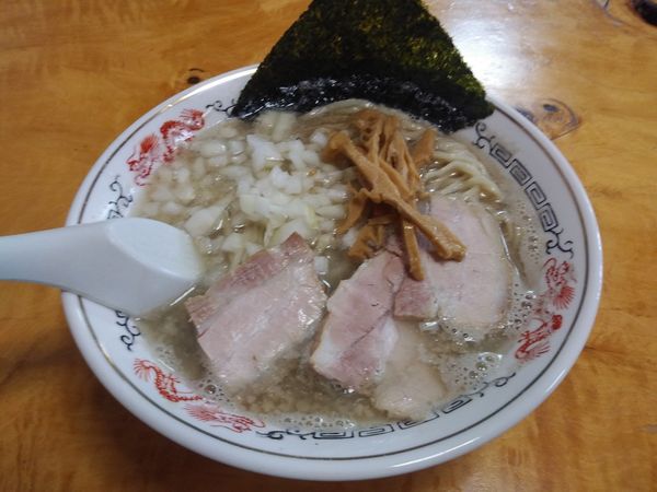 「背脂煮干中華　和え玉　800+200」@福島屋の写真