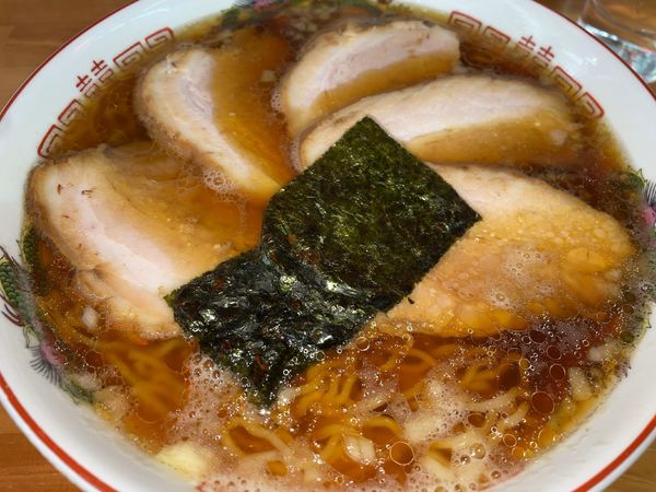 「醤家チャーシュー大盛り」@屋台ラーメン 醤家 大子店の写真