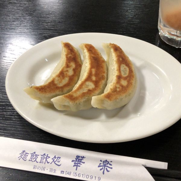 「チーズ入り餃子」@麺飯飲処 華楽の写真