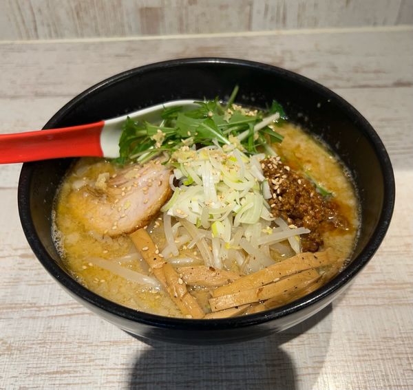 「【限定】背脂濃厚味噌らーめん」@麺屋 誉の写真