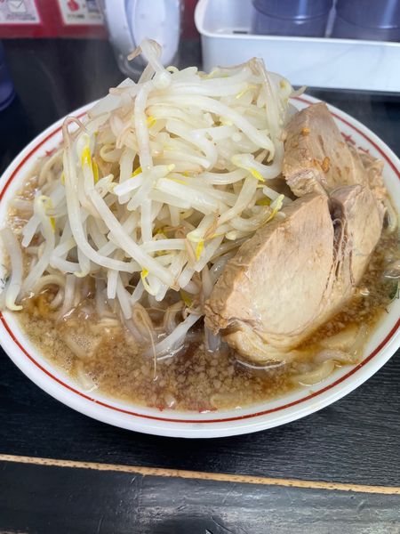 「中盛りラーメン（ニンニクちょっと）」@ぶた麺の写真