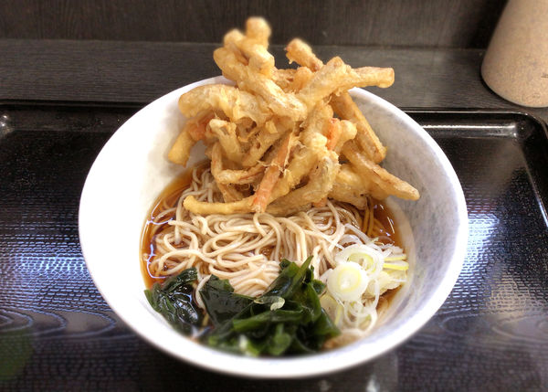 「ごぼう天そば(470円)」@信州生そば みのがさ 蔵前橋通り店の写真