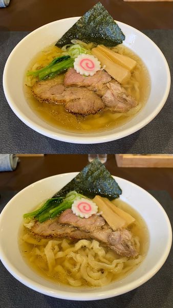「塩ら〜麺 ¥880」@手打ち 蓮の写真