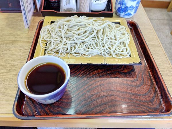 「もりそば(並盛)550円」@すかや 鶴見支店の写真