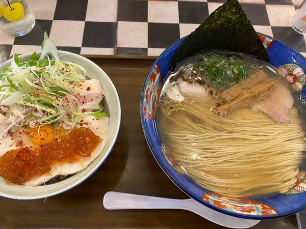「ランチAセット」@麺や食堂 本店の写真