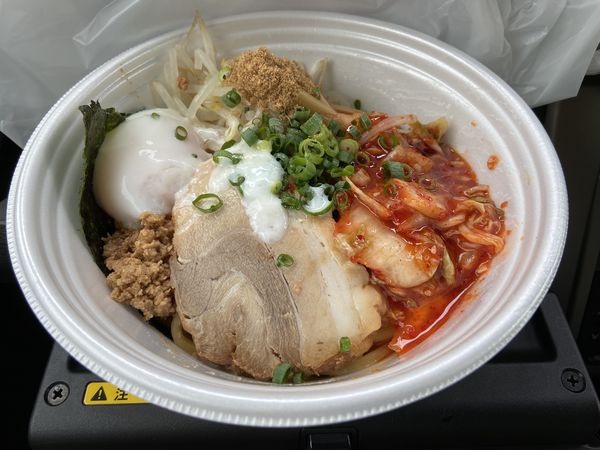 「台湾まぜそばテイクアウト(870円)」@まぜめん91 神峰店の写真