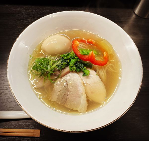 「贅沢貝そば」@麺屋わになるの写真