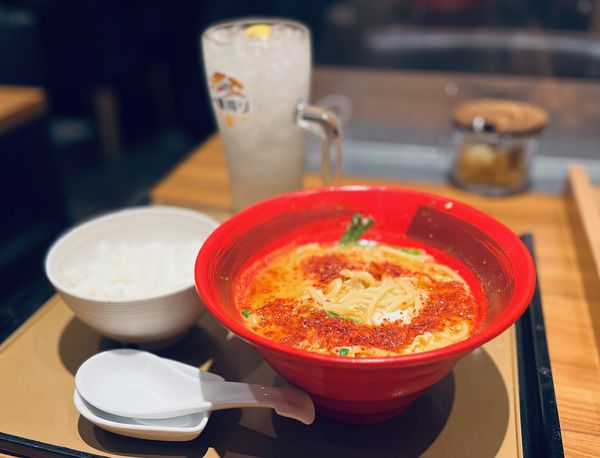 「辛うま麺（3辛・ごはん付￥850）他」@やよい軒 浅草田原町店の写真