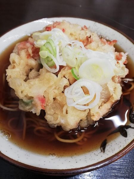 「かきあげそば」@そばよし 京橋店の写真