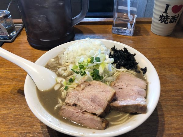 「煮干しそば大+玉葱」@中村屋総本山の写真