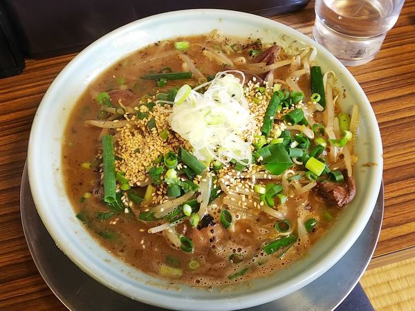 「【限定】フランス鴨モツ中華そば　950円」@湯の台食堂の写真