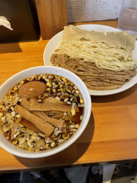 「焙煎2色つけ麺＋凄平麺＋玉子¥1,300」@らぁめん りきどうの写真