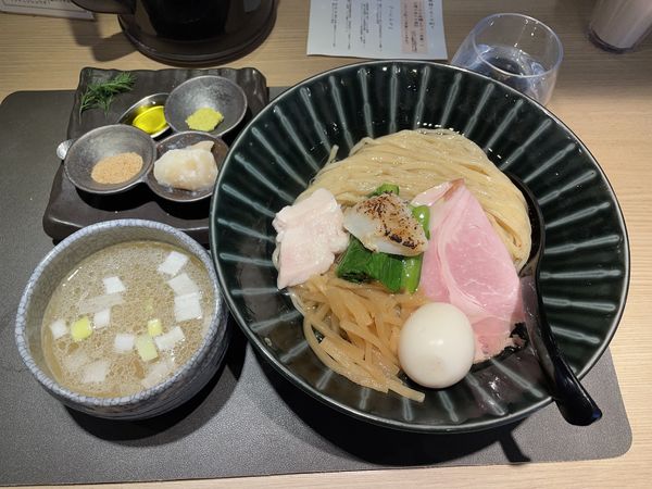 「帆立の昆布水つけ麺 白＜塩＞大盛」@Tokyo Style Noodle ほたて日和の写真