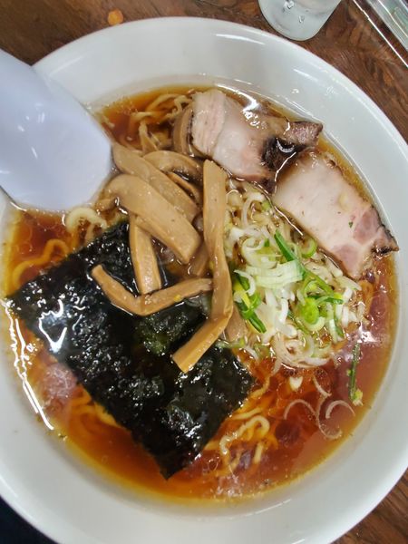 「半ラーメン７００円」@三憩園の写真