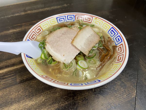 「あっこく縮れ麺、ネギだく(880円)」@長尾中華そば 青森駅前店の写真