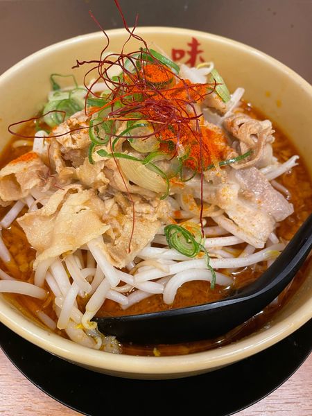 「赤辛味噌ラーメン」@味噌ラーメン 百庵 西新宿店の写真
