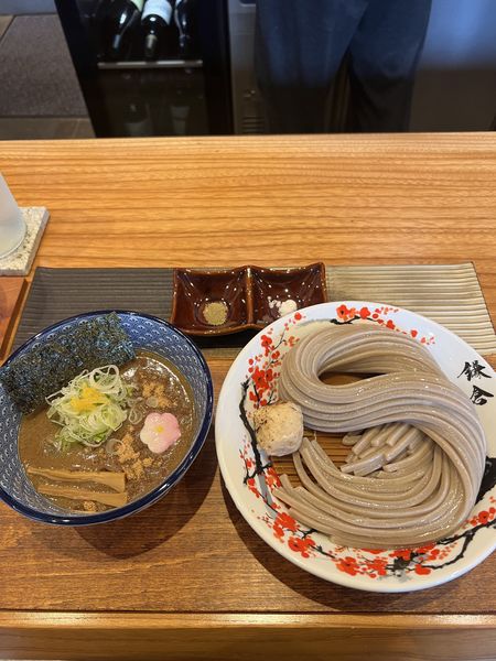 「濃厚豚骨魚介つけ麺＋5種チャーシュー盛」@中華蕎麦 沙羅善の写真