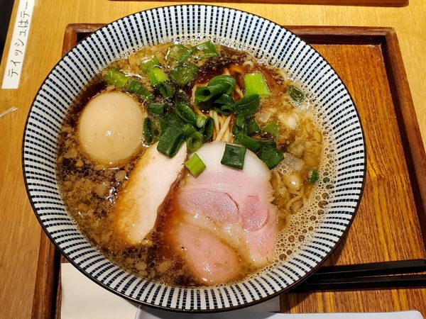 「味玉煮干しらーめん」@ふく流らーめん 轍 LINKS UMEDA店の写真