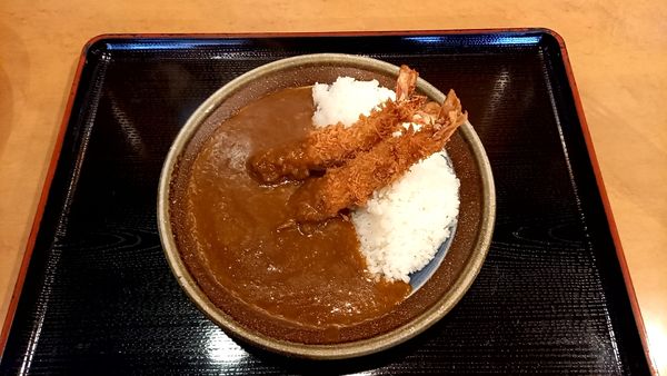 「エビフライカレー」@旨いとんかつ かつふじの写真