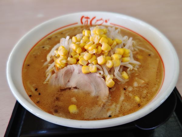 「はくが味噌らーめん７５０円」@らー麺工房 はくが。 バイパス店の写真