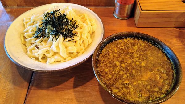 「【限定】スタミナ肉カレーつけ麺(大)」@口樂の写真