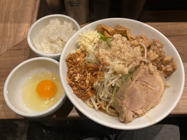 「国産豚まぜそば」@豚仙人 鶴見店の写真