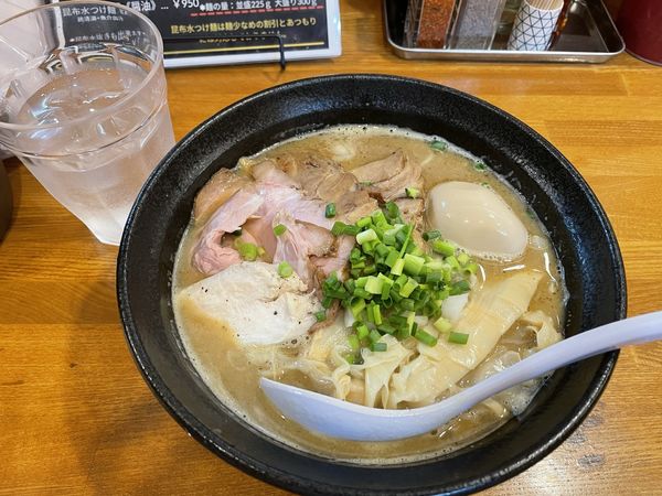 「鶏白湯らーめん(塩)＋全部のせ」@麺Builder′sあり蔵の写真