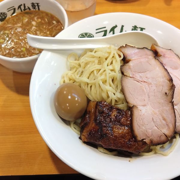 「ライムつけ麺1100円」@らー麺 つけ麺 ライム軒の写真