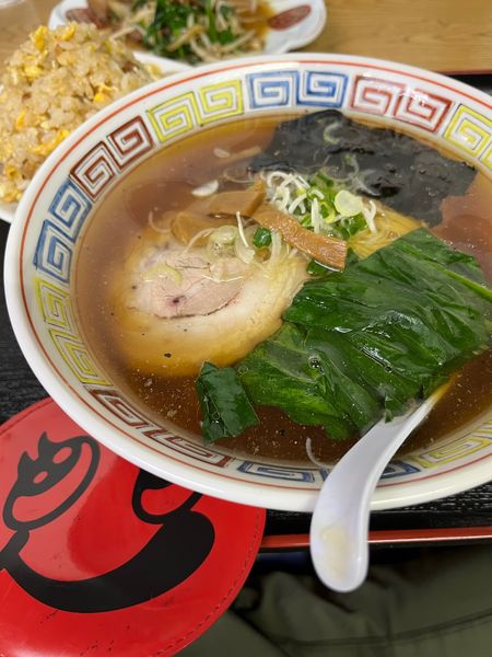 「半チャーハン　ラーメン　セット」@中華料理 ひろしの写真