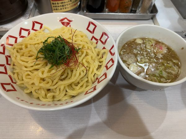 「塩煮干しつけ麺」@煮干しらーめん 玉五郎 阪急三番街店の写真