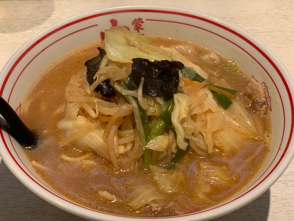 「味噌たんめん」@蒙古タンメン 中本 新宿店の写真