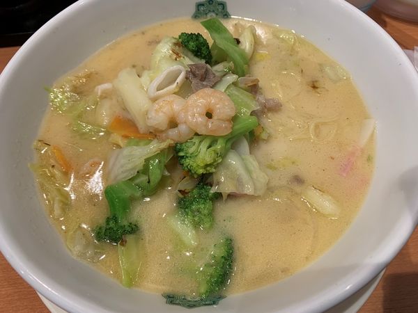 「日高ちゃんぽん(期間限定)」@日高屋 マーヴ北綾瀬リエッタ店の写真