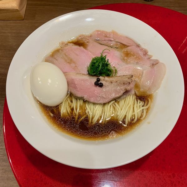 鴨とカシスの味玉醤油RaMen