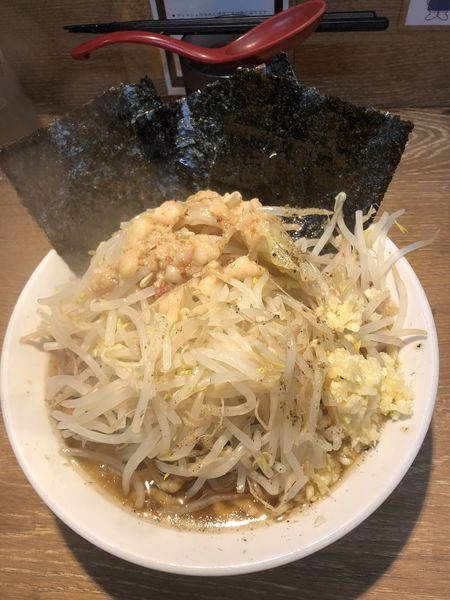 「ニーボリック 汁無し ミニ」@麺屋 浜一の写真