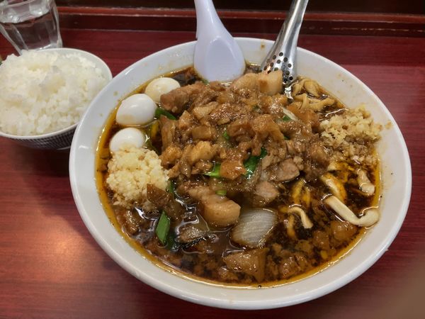 「すた満そば」@元祖スタミナ満点らーめん すず鬼の写真