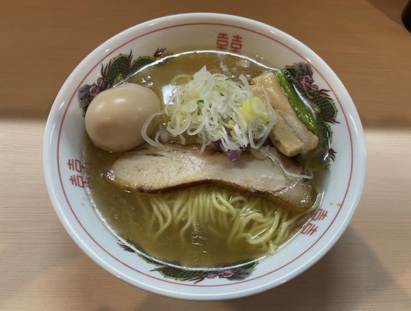 「味玉塩中華そば」@中華そば 須紗の写真